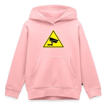 caméra de sécurité caméra de sécurité - Sweat Premium à capuche enfant bio - rose - Devant - AI Model Kid Female (0cm)