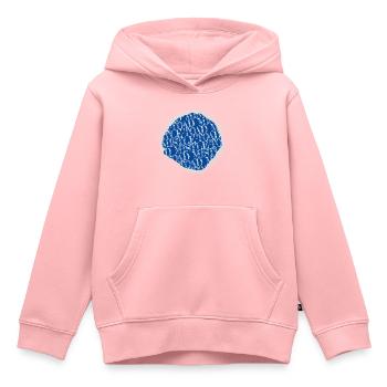 Cadeau de Noël cadeau cadeau couples - Sweat Premium à capuche enfant bio - rose - Devant - AI Model Kid Female (0cm)