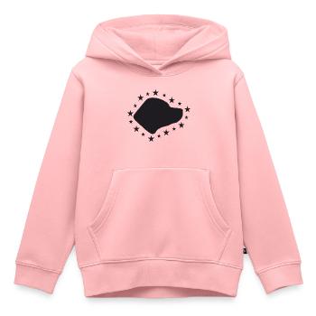 American Staffordshire Terrier - Kinder Premium Organic Hoodie - Rosa - Vorne - AI Model Kid Female (0cm)