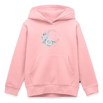 Für Aurora - Kinder Premium Organic Hoodie - Rosa - Vorne - AI Model Kid Female (0cm)