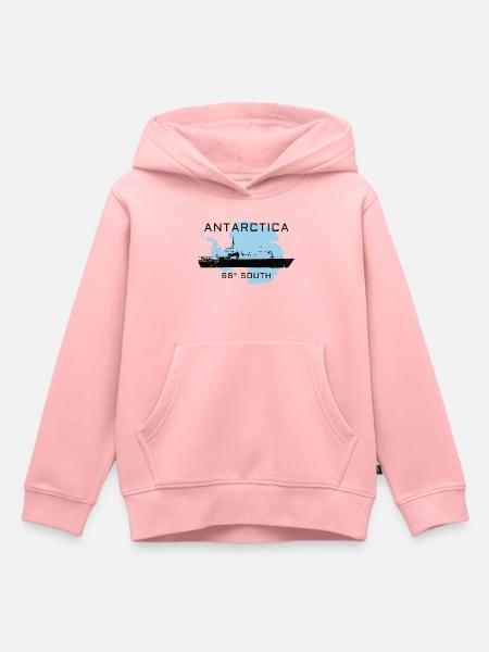 Antarktika Expedition 68°S - Kinder Premium Organic Hoodie - Rosa