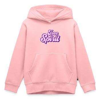 Free Spirit - Kinder Premium Organic Hoodie - Rosa - Vorne - AI Model Kid Female (0cm)