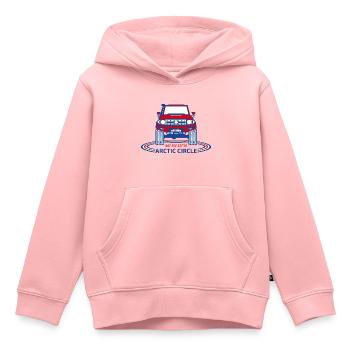 HUH! Arctic #15 (Full Donation) - Kinder Premium Organic Hoodie - Rosa - Vorne - AI Model Kid Female (0cm)