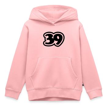 39 Japanese Slang Sankyu - Kids Premium Organic Hoodie - rose - Front - AI Model Kid Female (0cm)