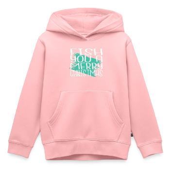 Présentez des tournois de pêche en cadeau mignons de mer - Sweat Premium à capuche enfant bio - rose - Devant - AI Model Kid Female (0cm)