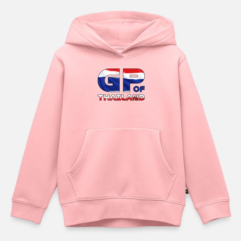 thailand_gp - Sweat Premium à capuche enfant bio - rose