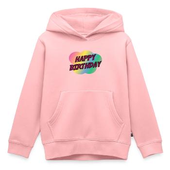 ALLES GUTE ZUM GEBURTSTAG. ALLES GUTE ZUM GEBURTSTAG. JAHRESTAG. - Kinder Premium Organic Hoodie - Rosa - Vorne - AI Model Kid Female (0cm)