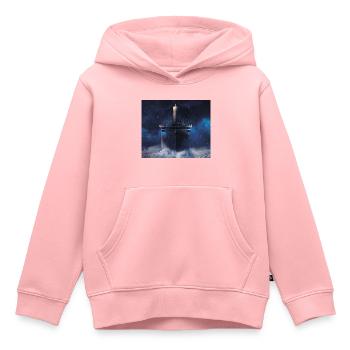 Titanic - Kinder Premium Organic Hoodie - Rosa - Vorne - AI Model Kid Female (0cm)