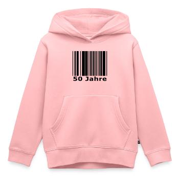 50 - Kids Premium Organic Hoodie - rose - Front - AI Model Kid Female (0cm)