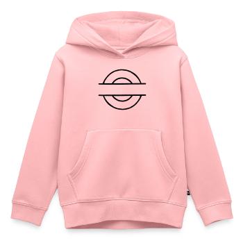 Timbre - Sweat Premium à capuche enfant bio - rose - Devant - AI Model Kid Female (0cm)