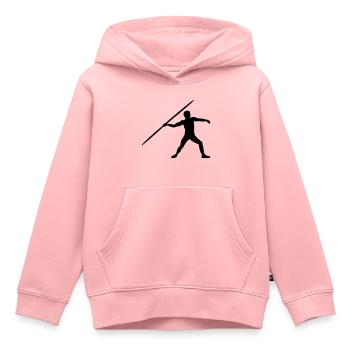 Javelin throw - Kids Premium Organic Hoodie - rose - Front - AI Model Kid Female (0cm)