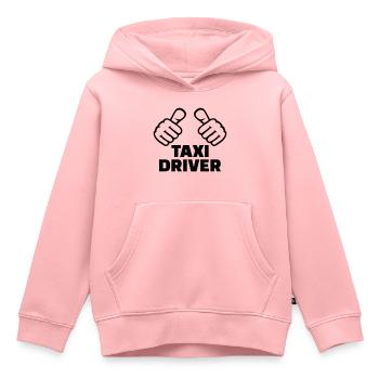 Taxifahrer - Kinder Premium Organic Hoodie - Rosa - Vorne - AI Model Kid Female (0cm)