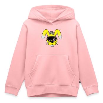 skihase - Kinder Premium Organic Hoodie - Rosa - Vorne - AI Model Kid Female (0cm)