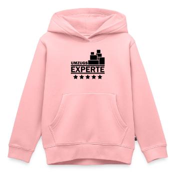 Umzugs Experte - Kinder Premium Organic Hoodie - Rosa - Vorne - AI Model Kid Female (0cm)