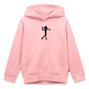 golf golf - Kids Premium Organic Hoodie - rose - Front - AI Model Kid Female (0cm)