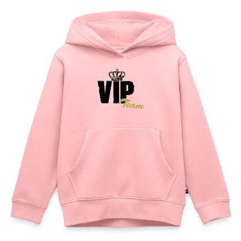 vip team - Kinder Premium Organic Hoodie - Rosa - Vorne - AI Model Kid Female (0cm)