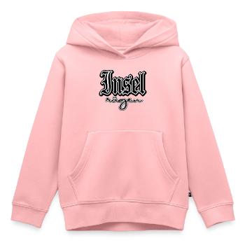 île rügen côte vacances mer Baltique voilier plage - Sweat Premium à capuche enfant bio - rose - Devant - AI Model Kid Female (0cm)