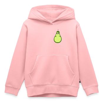 Birne - Kinder Premium Organic Hoodie - Rosa - Vorne - AI Model Kid Female (0cm)