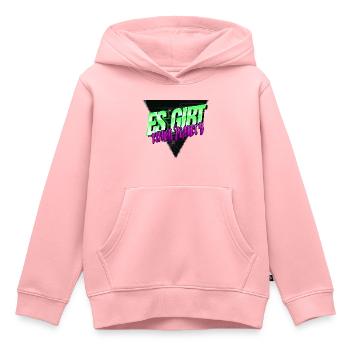 veganismus statement gesundes essen witzig - Kinder Premium Organic Hoodie - Rosa - Vorne - AI Model Kid Female (0cm)