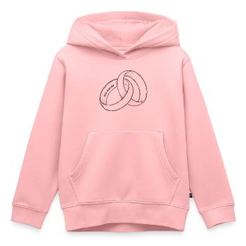 Tag der Ehepartner - Kinder Premium Organic Hoodie - Rosa - Vorne - AI Model Kid Female (0cm)