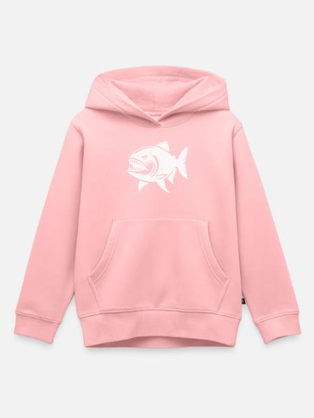 piranha - Kinder Premium Organic Hoodie - Rosa