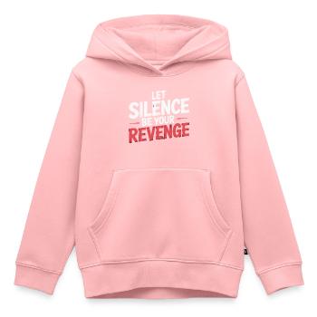 BE YOUR REVENGE - Kids Premium Organic Hoodie - rose - Front - AI Model Kid Female (0cm)