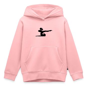 Gymnastik - Kinder Premium Organic Hoodie - Rosa - Vorne - AI Model Kid Female (0cm)