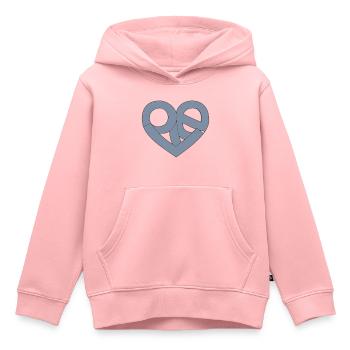 Love in the heart - Kids Premium Organic Hoodie - rose - Front - AI Model Kid Female (0cm)