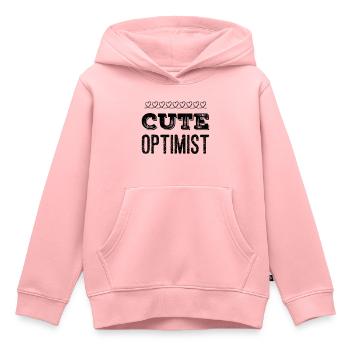 Baby sayings - Kids Premium Organic Hoodie - rose - Front - AI Model Kid Female (0cm)