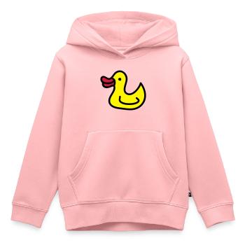 Entchen - Ente 3 - Kinder Premium Organic Hoodie - Rosa - Vorne - AI Model Kid Female (0cm)