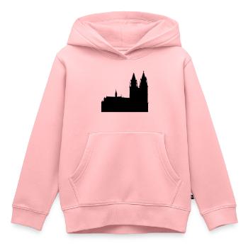 Magdeburger Dom - Kinder Premium Organic Hoodie - Rosa - Vorne - AI Model Kid Female (0cm)