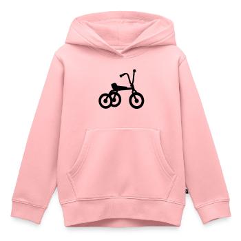 Dreirad Kind - Kinder Premium Organic Hoodie - Rosa - Vorne - AI Model Kid Female (0cm)