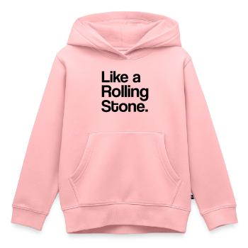 Like a Rolling Stone - Kinder Premium Organic Hoodie - Rosa - Vorne - AI Model Kid Female (0cm)