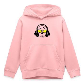 Equalizer Audio-Musik-Kopfhörer DJ zik75 - Kinder Premium Organic Hoodie - Rosa - Vorne - AI Model Kid Female (0cm)