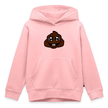 scheisse haufen haeufchen kacke kot bazille virus - Kinder Premium Organic Hoodie - Rosa - Vorne - AI Model Kid Female (0cm)