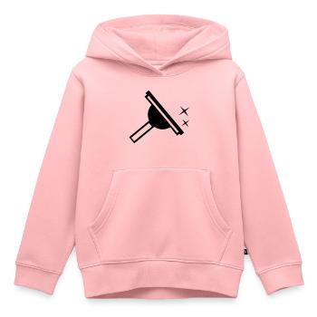 Fenster Reiniger Window Cleaner - Kinder Premium Organic Hoodie - Rosa - Vorne - AI Model Kid Female (0cm)
