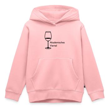 Akademisches Viertel - Kinder Premium Organic Hoodie - Rosa - Vorne - AI Model Kid Female (0cm)