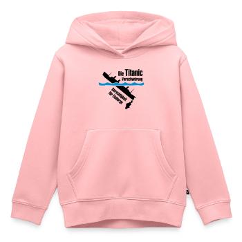 Titanic - Kinder Premium Organic Hoodie - Rosa - Vorne - AI Model Kid Female (0cm)