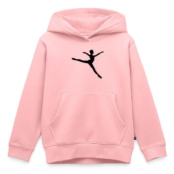 BallettTänzer - Kinder Premium Organic Hoodie - Rosa - Vorne - AI Model Kid Female (0cm)