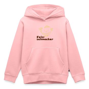 Feinschmecker Junge - Kinder Premium Organic Hoodie - Rosa - Vorne - AI Model Kid Female (0cm)