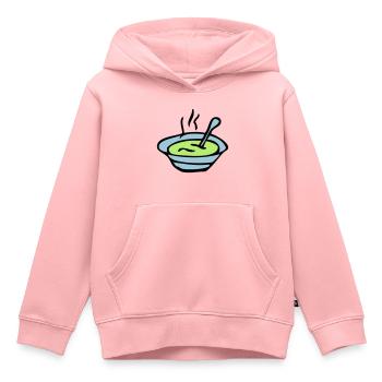 soup bowl plate - Kids Premium Organic Hoodie - rose - Front - AI Model Kid Female (0cm)