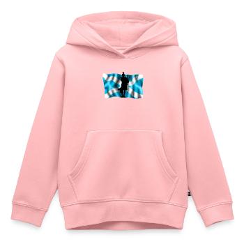 Scotland - Kids Premium Organic Hoodie - rose - Front - AI Model Kid Female (0cm)
