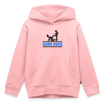 brautpaar game over - Kinder Premium Organic Hoodie - Rosa - Vorne - AI Model Kid Female (0cm)