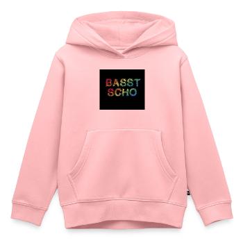 Bassist Geschenk BASST SCHO Bassisten Geschenkidee - Kinder Premium Organic Hoodie - Rosa - Vorne - AI Model Kid Female (0cm)