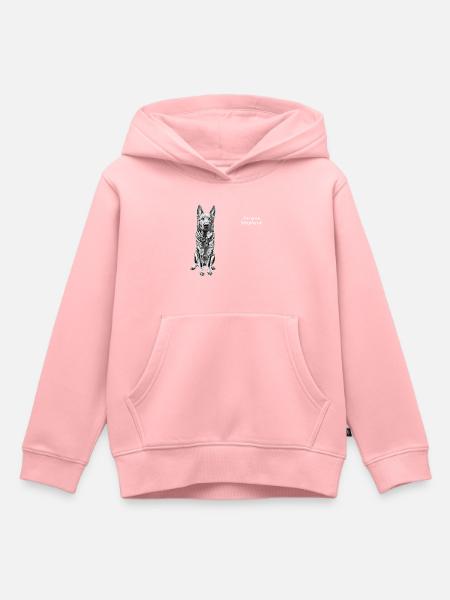 Duitse Herdershond Motief Herdershond - Kinder Premium hoodie biologisch - roze