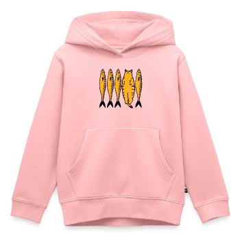 Golden Cat & companies - Kids Premium Organic Hoodie - rose - Front - AI Model Kid Female (0cm)