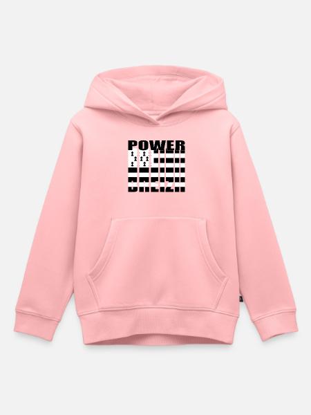 Breizh Power - Kinder Premium Organic Hoodie - Rosa