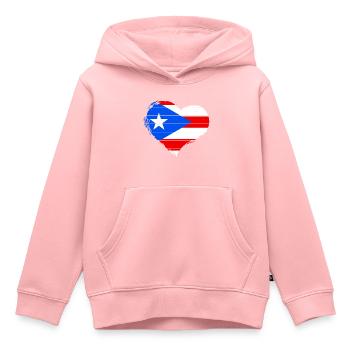 Puerto Rico - Kinder Premium Organic Hoodie - Rosa - Vorne - AI Model Kid Female (0cm)
