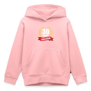 30 Jahre Jubiläum Dienstjubiläum Firma - Kinder Premium Organic Hoodie - Rosa - Vorne - AI Model Kid Female (0cm)