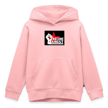 Widerstand - Keine Angst - Kinder Premium Organic Hoodie - Rosa - Vorne - AI Model Kid Female (0cm)